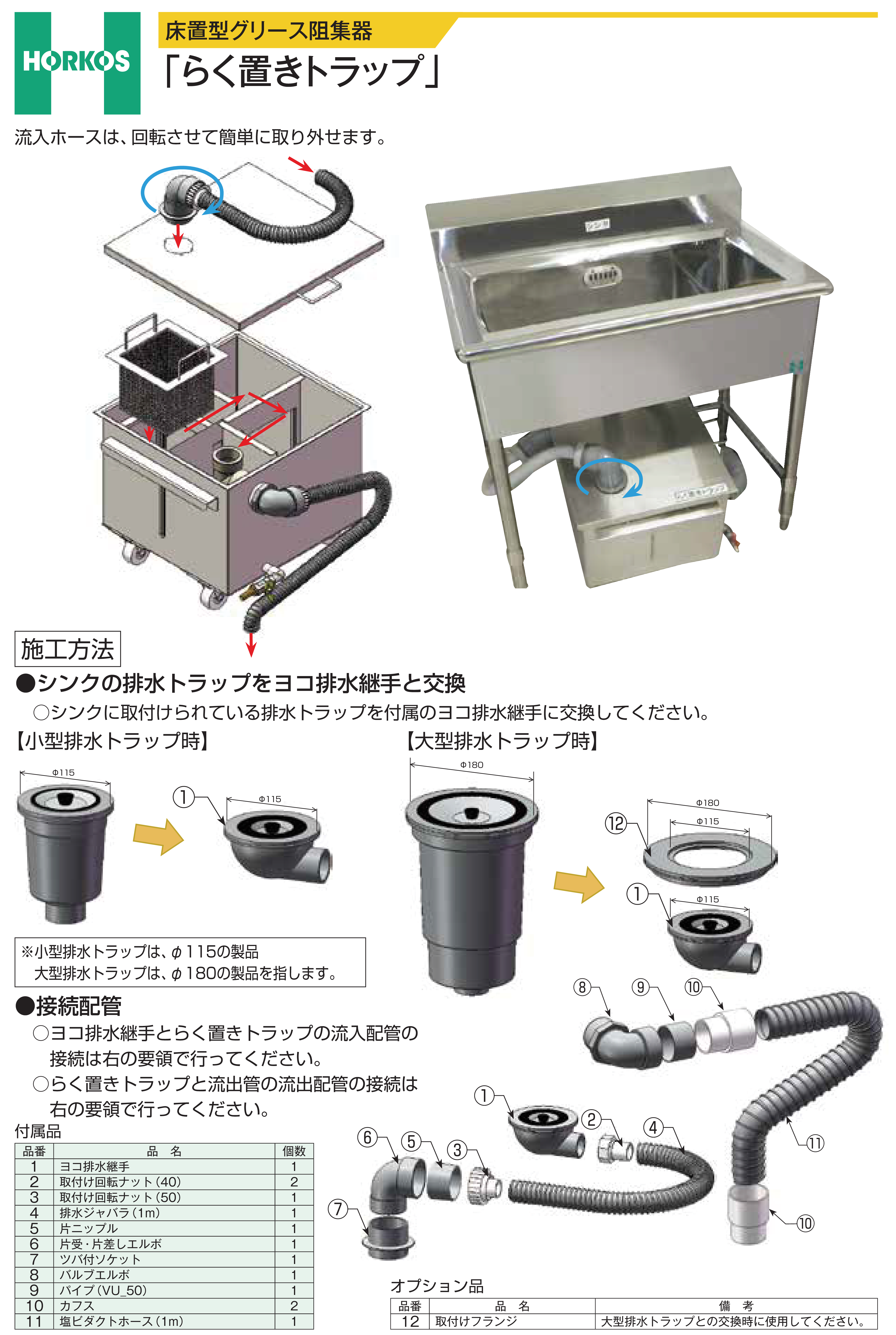 価格 交渉 送料無料 ホーコスGS3-NX15H グリーストラップ 床置き型